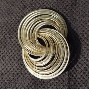 Napier gold tone brooch